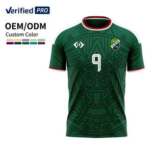 Maillot de football de l'équipe nationale de haute qualité personnalisé en gros 2026, maillot de football mondial à séchage rapide, design de maillot de football mexicain, uniforme de football - Product Image 1