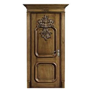 <span class=keywords><strong>Puerta</strong></span> de Madera Maciza Pura, Impermeable, Tallada a Mano, Estilo Posmoderno de Lujo, para Entrada, Dormitorio o Cocina - Product Image 5