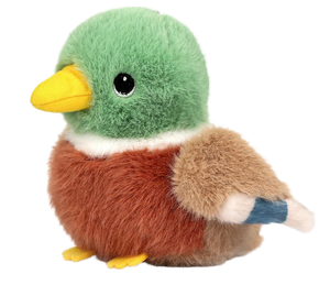 Peluche Canard en Peluche, Tête Verte, Corps Marron, Bec Jaune, 11CM-30CM, Remplissage Doux en Coton PP, Unisexe, 3 Ans et Plus - Product Image 1