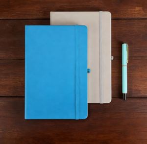 A5 Customized Pocket Notepad PU Leather Diary Note Book Custom Elastic Band Hardcover <b>Planner</b> Journal Notebook - Product Image 5