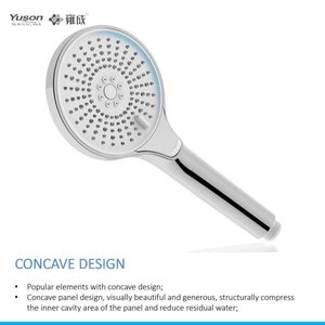 YUSON YS31549 ABS Хромированная отделочная обработка с 3 функциями KTW 120 мм панель ручной душ с жидкими силиконовыми насадками - Product Image 2