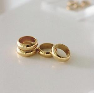 메실라이프 도매 4mm 6mm 8mm 2mm 금도금 텅스텐 심플 매칭 웨딩 반지 남녀 공용 - Product Image 3