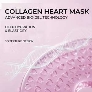 Masque pour les seins en forme de cœur rose, patch au collagène pour le soin des seins, spécifications normales, soin du corps - Product Image 3