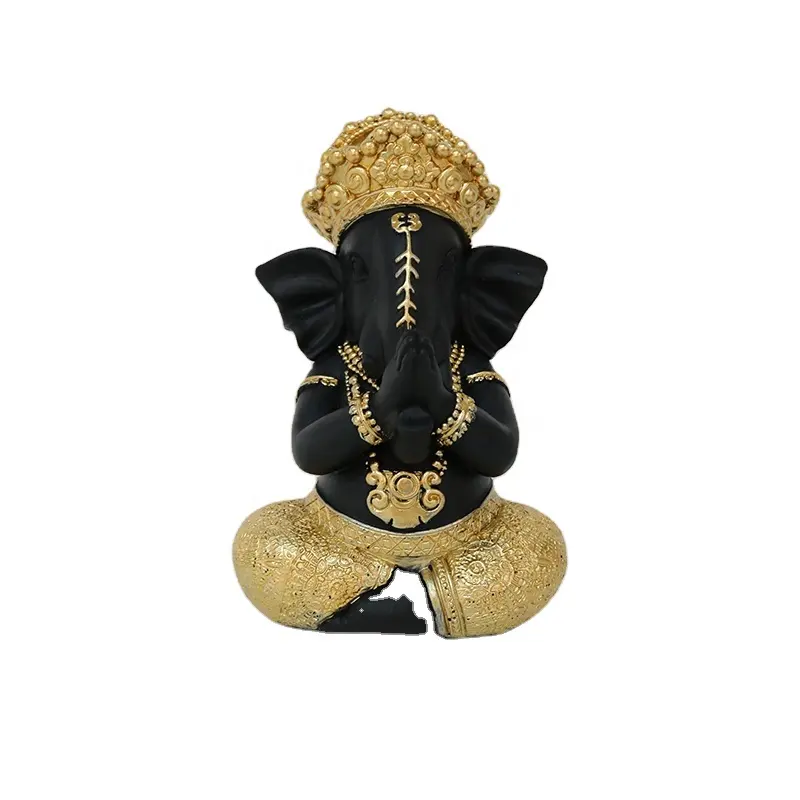 Fabrication de moules en résine indien Ganesh sculpture méditation yoga dieu hindou statue