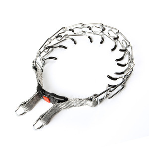 Nuevo <span class=keywords><strong>Collar</strong></span> de estrangulación sin tirar para perro, <span class=keywords><strong>Collar</strong></span> de pellizco, herramienta de entrenamiento y caminar para perros de acero inoxidable, Gargantilla, cadena, <span class=keywords><strong>Collar</strong></span> de punta para perro - Product Image 3
