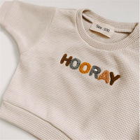 Ensemble de vêtements pour bébé garçon d'automne, 2 pièces, nouveau-né, sweat-shirt à manches longues + pantalon long, ensemble de survêtement