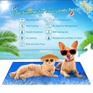 Tapis rafraîchissant autonettoyant pour animaux de compagnie, grand format, non toxique, sûr, <span class=keywords><strong>coussin</strong></span> <span class=keywords><strong>auto</strong></span>-refroidissant pour soulager la chaleur, pour grands chiens et chats, utilisation estivale - Product Image 4