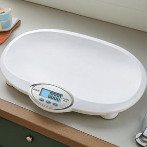 Báscula Digital Ovalada para Bebés de 20 kg, Báscula Electrónica Antideslizante para Cocina y Salud del Bebé - Product Image 1