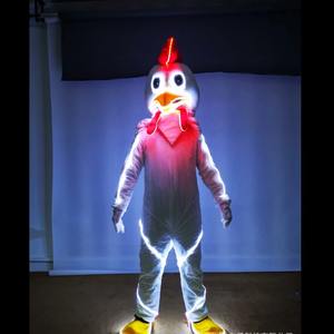 Personalizar luz LED de dibujos animados muñeca disfraz <span class=keywords><strong>fiesta</strong></span> uso <span class=keywords><strong>mono</strong></span> trajes Cosplay <span class=keywords><strong>fiesta</strong></span> disfraz Animal mascota disfraz - Product Image 4
