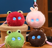 Pendentif Pompon en Peluche Tengyan en Fourrure de Lapin Douce, Thème Hebdomadaire Multicolore, Mini Poupée en Peluche, Accessoire de Sac, Jouet Éducatif