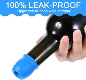 LEDUN gıda sınıfı silikon şarap stoper-çift mühürlü şarap stoper-şarap koruma stoper-bir ekleme, bir mühür - Product Image 4