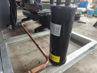 Unité de vente au détail de congélateur à économie d'énergie avec compresseur frigorifique à piston à faible bruit