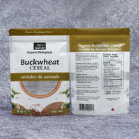 Sachet Doypack Personnalisé en Plastique de Qualité Supérieure pour Grains, avec Fenêtre Transparente, Anti-humidité, en Mylar