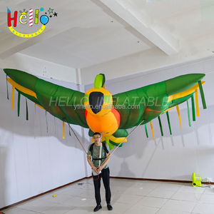Disfraz de pájaro con iluminación de animales de la selva, marioneta de <span class=keywords><strong>loro</strong></span> inflable para desfile - Product Image 4