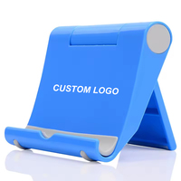 Soporte Giratorio Ajustable para Teléfono Móvil y Tableta, Diseño Moderno, de Plástico, con Logotipo Personalizado RG, Portátil, Antideslizante, Regalo Promocional