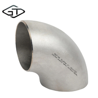 Coude sans couture en inox 1.5, 2, 2.5, 3, 4, 5, 6, 8, 10, 12 courbes, coude 1/2, SUS 316l, 8 pouces, 90 degrés, lr/sr, 1.5d, coude de soudure bout à bout