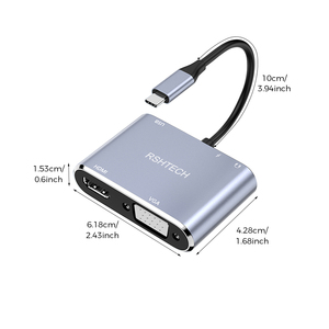 5 in 1 Multi <strong>Port</strong> USB C Adapter <strong>Hub</strong> with PD USB 3.0 <strong>Port</strong> and HD 4K Interface for Laptop - Product Image 1