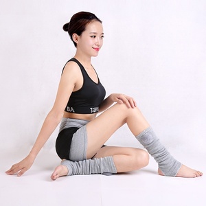 Cubiertas de <span class=keywords><strong>botas</strong></span> de punto de lana gruesa <span class=keywords><strong>para</strong></span> <span class=keywords><strong>mujer</strong></span>, calentadores de piernas largos de invierno con Bola de Pelo transpirable <span class=keywords><strong>para</strong></span> baile, Yoga <span class=keywords><strong>para</strong></span> pasos - Product Image 1