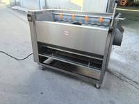 Borstelrol aardappel schilmachine voor wintermeloen zoete aardappel wortel roestvrij staal commerciële groenteschilmachine