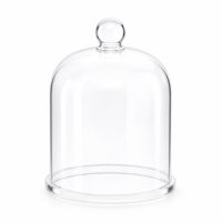 Support de Présentation en Acrylique Personnalisé pour Cloche à Bougie, Dôme Transparent Anti-Poussière pour Pot à Bougie, Décoration d'Intérieur avec Poignée et Logo