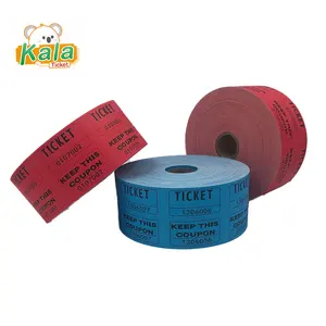 Raffle Ticket/coupon Ticket Roll Paper Raffle Game Ticket Roll Printing