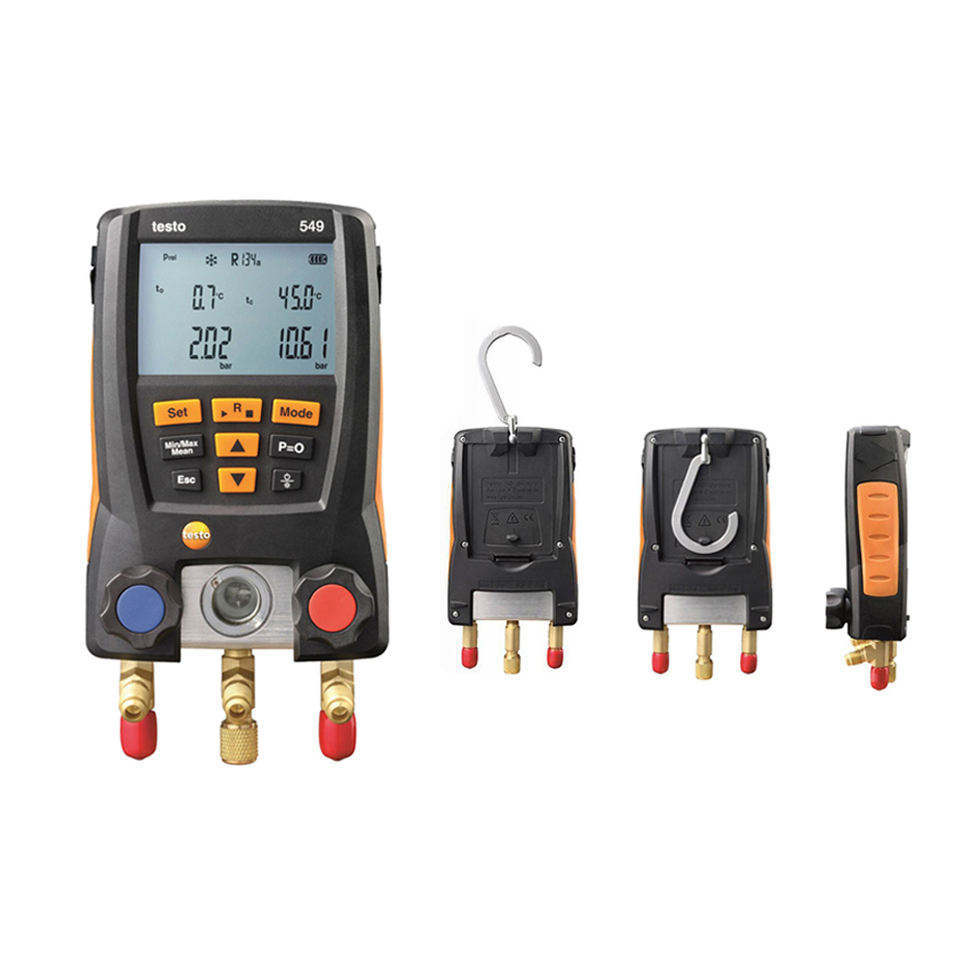 Testo 549 デジタルマニホールド HVACゲージシステムキット