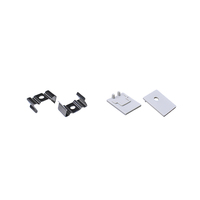 Profilé LED en aluminium 16*22MM pour éclairage de plafond, bandes lumineuses série 6000, profilé linéaire encastré, canal en aluminium pour décorations, découpe possible