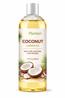 Supplier Minyak Kelapa Extra Virgin (VCO) HL - 500ML, Minyak Kelapa Vegan Ekstra Virgin Cold Pressed untuk Kulit, Rambut & Krim Pelembap