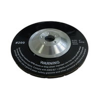 Disque de meulage diamanté de 6 pouces (150 mm) pour béton, patin de polissage pour bordures de sol, compatible avec les meuleuses d'angle AG 5-D 19 mm
