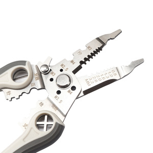 Nice Multi-functional <b>Wire</b> <b>Stripper</b> 10 Awg Stainless Steel Industrial Grade Crimping Pliers For <b>Electrical</b> Wiring - Product Image 1