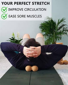 Individuelles Luxuriöses Hochwertiges Kork-Massageball-Set in Erdnussform zur Natürlichen Linderung von Muskelkater nach dem Sport und für Dehnübungen - Product Image 3