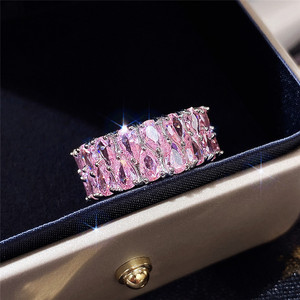 Anello a Doppia Fila con Design a Goccia, Stile Elegante, Anello da Dito per Donne - Product Image 3