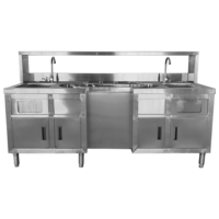 Comptoir de Bar à Cocktail en acier inoxydable, Table de Bar sur mesure