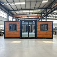 Maison préfabriquée extensible certifiée SAA WaterMark de 40 pieds ou 20 pieds, avec 2, 3 ou 4 chambres, Tiny Home