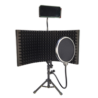 Microphone portatif avec bouclier d'isolation, pour microphone de studio