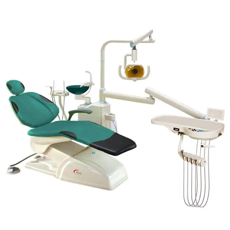 Hochwertige billige Led Light Dental Chair Tragbare Dental Unit Implantat Dental Stuhl für die Klinik