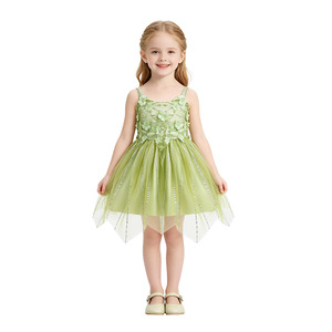 Vestido <span class=keywords><strong>de</strong></span> hada Tinker Bell con alas para niña, disfraz <span class=keywords><strong>de</strong></span> Halloween para bebé, vestido <span class=keywords><strong>de</strong></span> princesa para fiesta <span class=keywords><strong>de</strong></span> <span class=keywords><strong>disfraces</strong></span> - Product Image 2