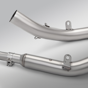 Sistema de escape completo para motocicleta Zontes ZT125 U1 ZT125 G1 GK125 GK <span class=keywords><strong>125</strong></span> Z1 <span class=keywords><strong>Z2</strong></span> 2021-2025 con silenciador y tubo de conexión frontal de 51 mm - Product Image 5