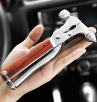 Multitool Hammer AXE Camping Gear Accessories Survival Kits Multifunction Tool Portable Folding Wood Handle Stainless Steel