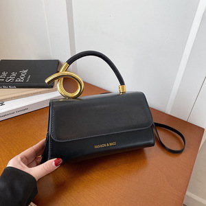 Minimalist Solid Color Mini <b>Square</b> Bag 2026 New Elegant Underarm Bag French Style Single Shoulder Fashion Women Handbag - Product Image 2