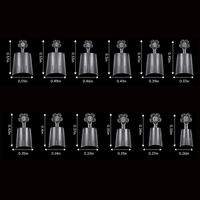 600 faux ongles courts en PMMA, demi-couverture, OEM, pointes en gel souple, pointes d'ongles en gel-X, fournisseur de manucure, ongles flexibles