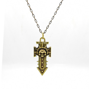 CLBX Starforged per Warhammer 40K merce indomabile spedizione ciondolo portachiavi collana Figaro forma a croce principalmente - Product Image 6