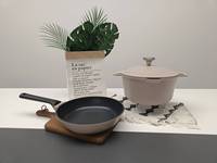Ensemble de casseroles antiadhésives en aluminium, nouvelle conception, marmite de cuisine, vente chaude