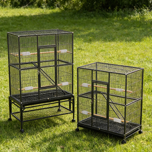 Customizable Durable Parrot Cage Iron Frame Stable Structure Personalized <strong>Bird</strong> <strong>Aviary</strong> for Large <strong>Birds</strong> Outdoor Use Box Packed - Product Image 4
