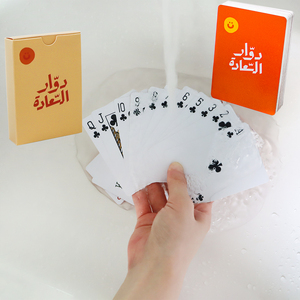 Cartes à jouer en PVC personnalisées avec impression couleur intégrale, jeu de cartes en plastique, design de votre logo, cartes à jouer imperméables - Product Image 6