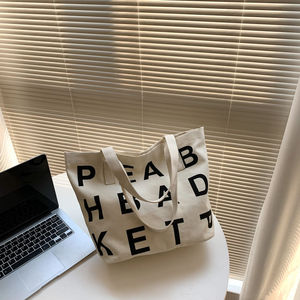 Hot selling <b>large</b> capacity canvas shopping <b>bags</b>, new brand wholesale, versatile shopping <b>bags</b> - Product Image 2