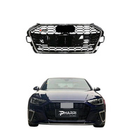 Grille de radiateur avant de luxe pour Audi A4 S4, mise à niveau 2020-2021, style RS4, amélioration extérieure, matériau ABS