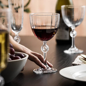 Copa de Vino de Cristal sin Plomo Estilo <span class=keywords><strong>PASABAHCE</strong></span>, Elegante y Vintage, con Tallo en Forma de Anillo, Hecha a Mano, Vajilla de Lujo, Regalo para el Hogar o Bar - Product Image 3