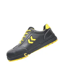 High Quality Microfiber Leather Safety Shoes With Anti-Blocking Fiber Toe Cap And High-Elastic Rubber Outsole