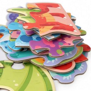 CPC CE Boys Girls 6 Packs Cartoon Animals Shaped Paper Jigsaw <b>Puzzles</b> for Toddlers Ages 1-3 - Product Image 5